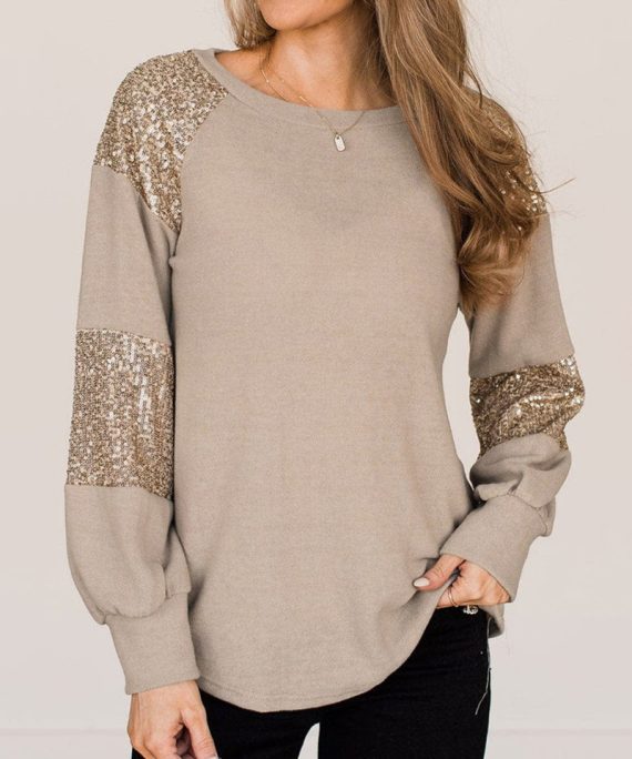 Women's Casual Elegant Top Long Sleeves T-Shirts